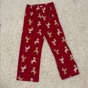 Gymboree Red Reindeer Kids Pajama Pants